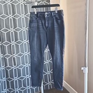 Old Navy Black Rockstar Super Skinny High Rise Jeans with built-in Warm